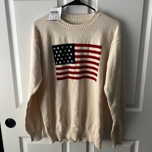Brandy Melville Flag Sweater